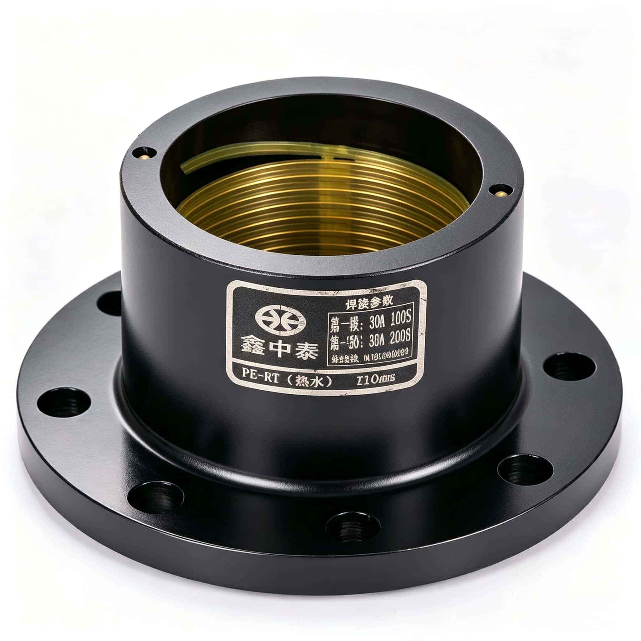 Electric fusion integral flang